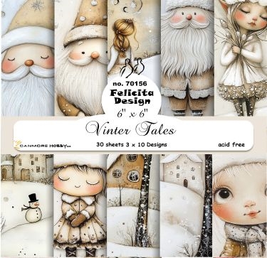 Felicita Design Vinter tales 3x10design 15x15cm 200g